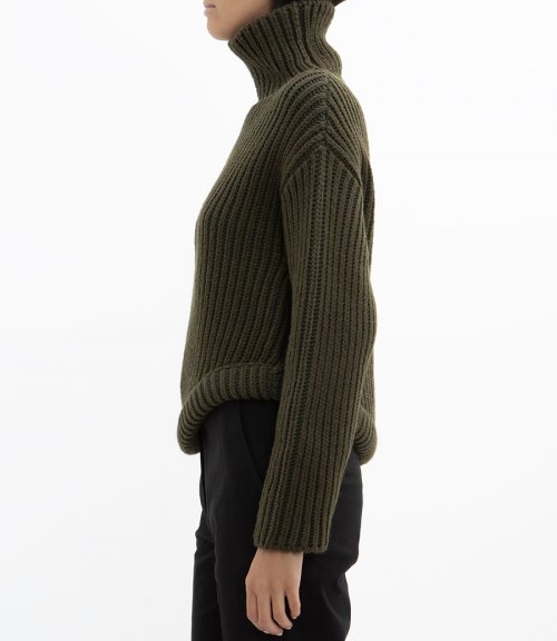 HIGH NECK KNIT JUMPER