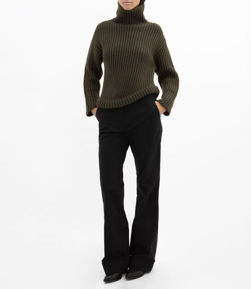 HIGH NECK KNIT JUMPER