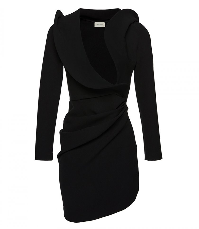 JUST IN - SCULPTURAL LONG-SLEEVE DRESS