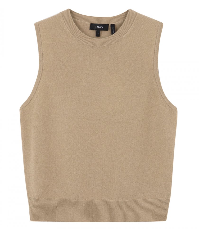 TOPS - CASHMERE VEST