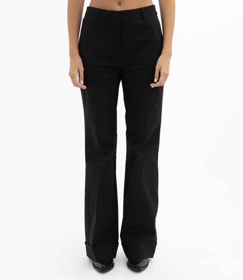 CUFFED KICK FLARE PANT