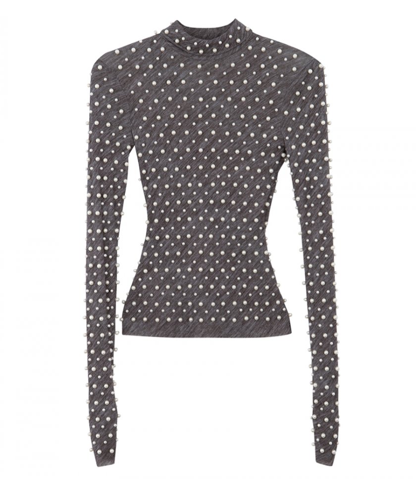 PHILOSOPHY DI LORENZO SERAFINI - PEARLS STRETCH SCUBA TOP