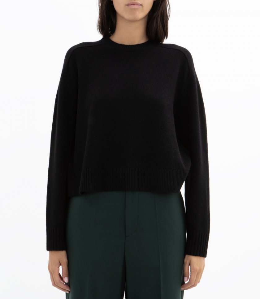 CROPPED SWEATER IN CASHEMRE