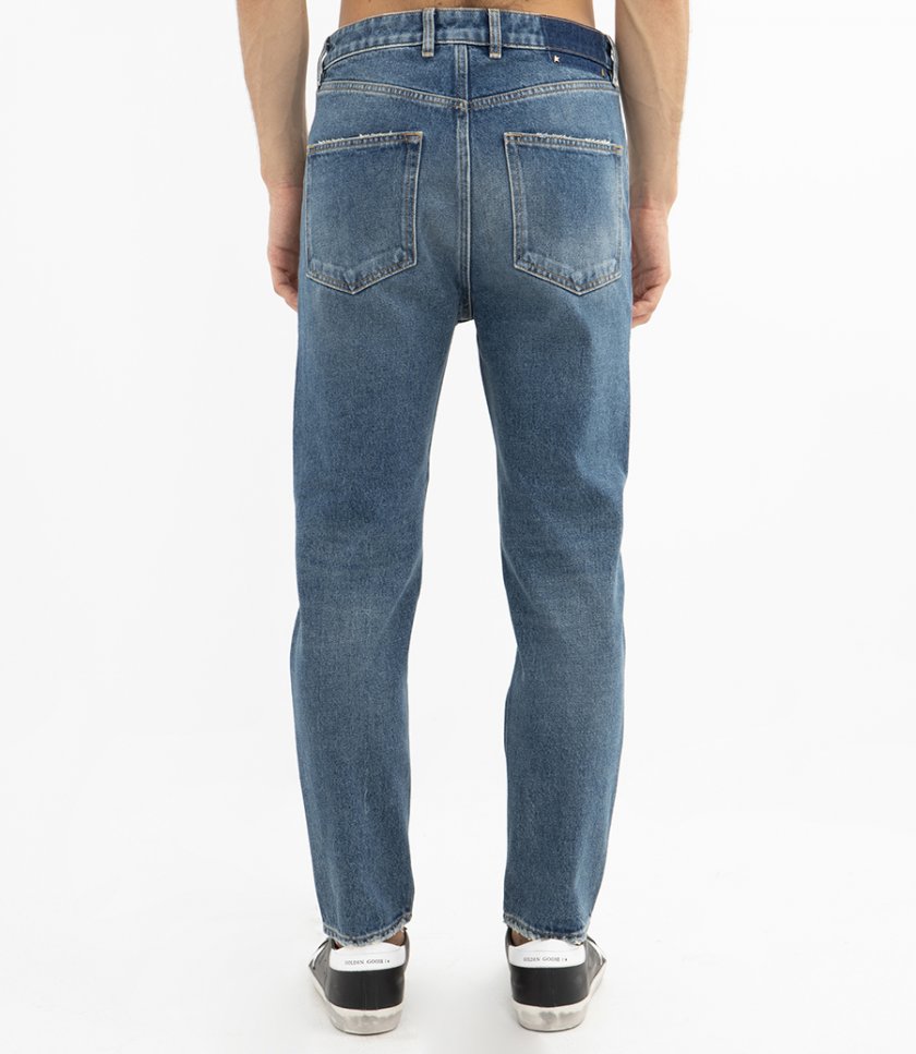 MEN'S SLIM FIT JEANS WITH MEDIUM WASH