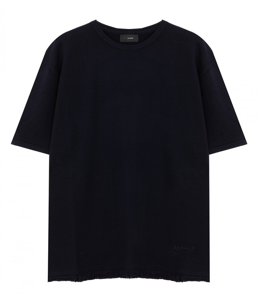 JUST IN - KNIT T-SHIRT DARK