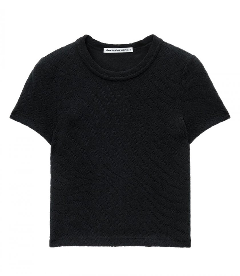 CLOTHES - LOGO JACQUARD SHORT SLEEVE BABY TEE