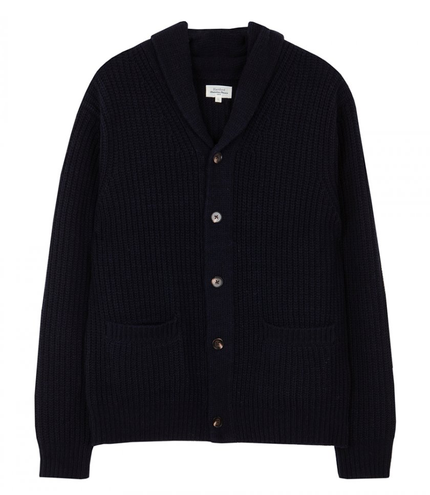 JUST IN - RIB SHAWL CARDIGAN