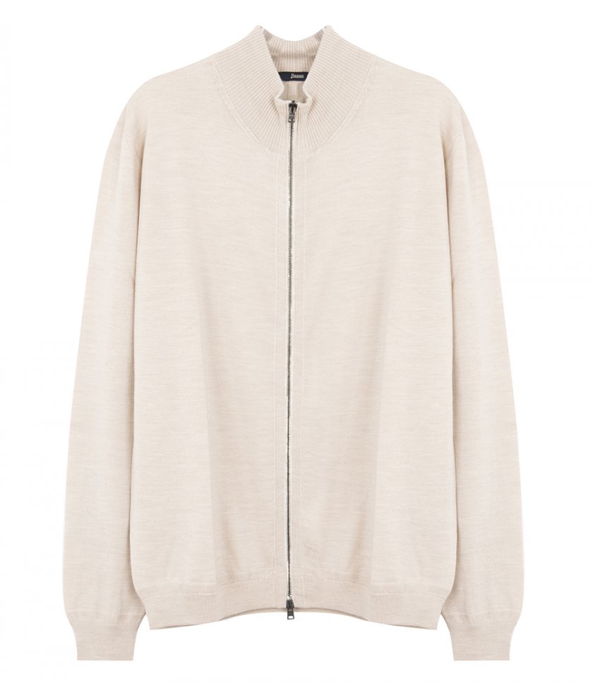 CLOTHES - BASIC ZIP CARDIGAN