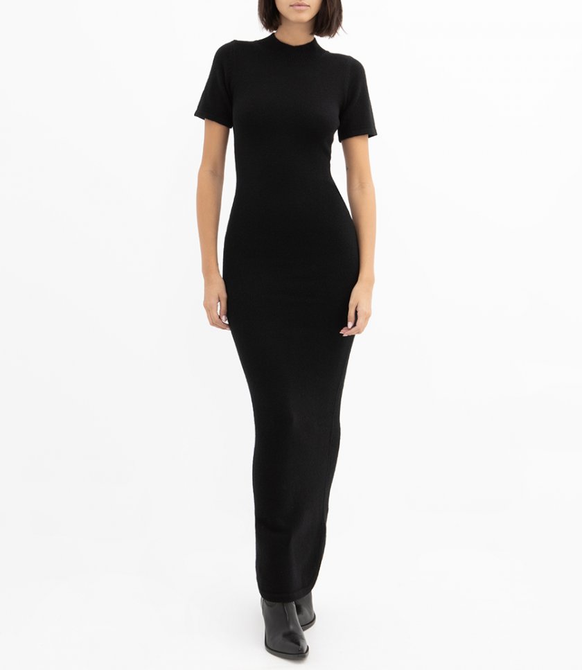 CASHMERE MOCK DRESS