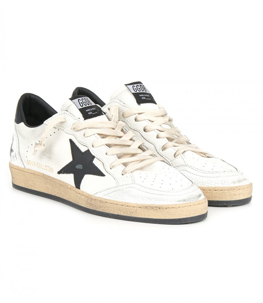 WHITE NAPPA UPPER BALL STAR