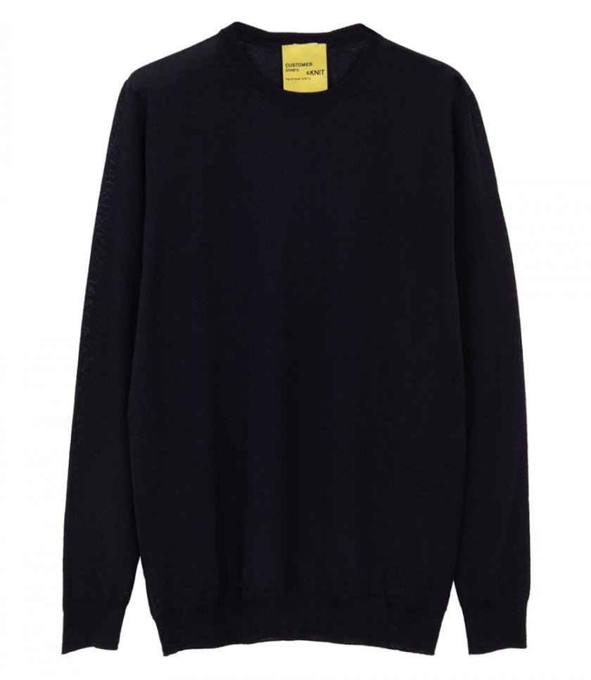 BF KNITWEAR - CREW NECK MERINO SWEATER