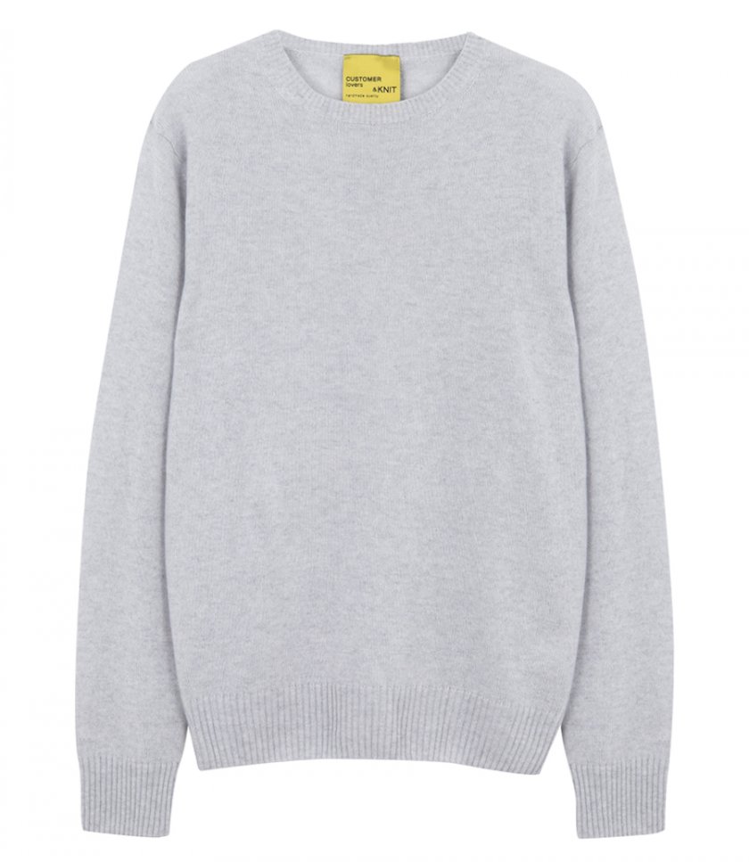 BF KNITWEAR - CREW CASHMERE SWEATER