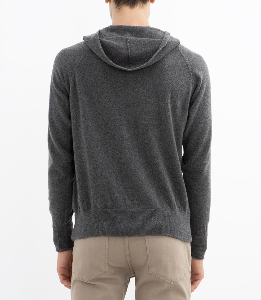 CASHMERE ZIP HOODIE