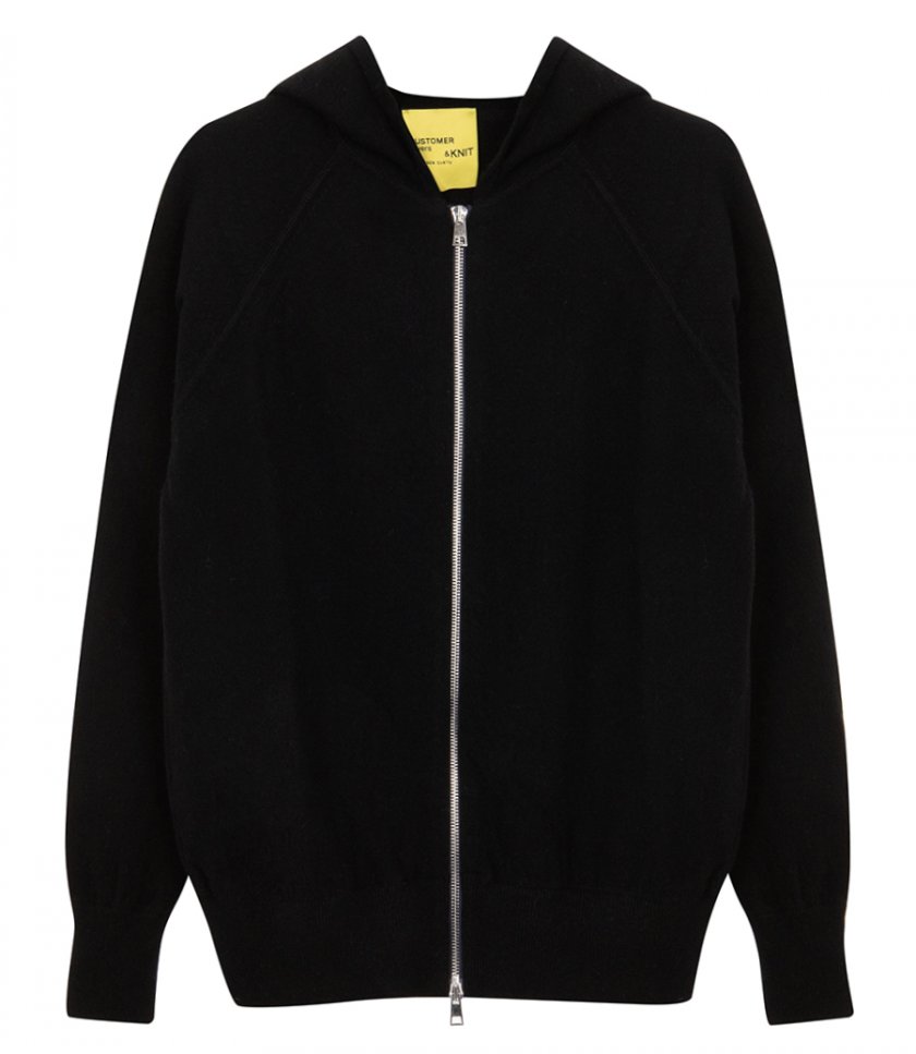 CASHMERE ZIP HOODIE