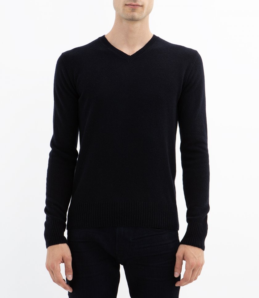 CASHMERE V NECK SWEATER