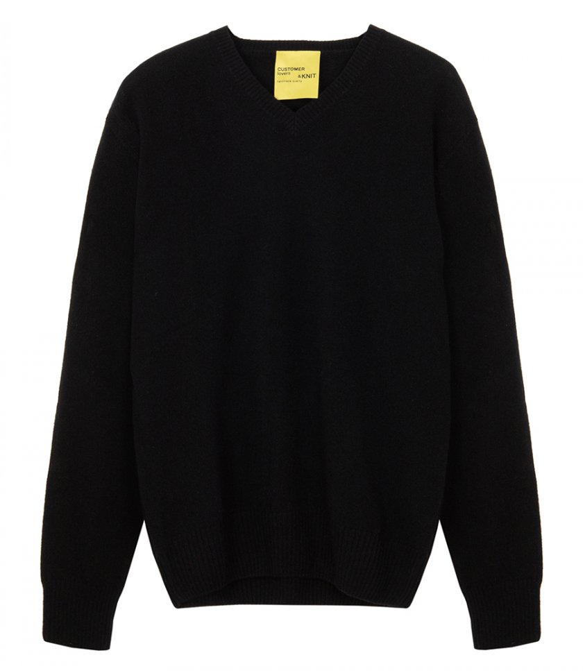 JUST IN - CASHMERE V NECK SWEATER