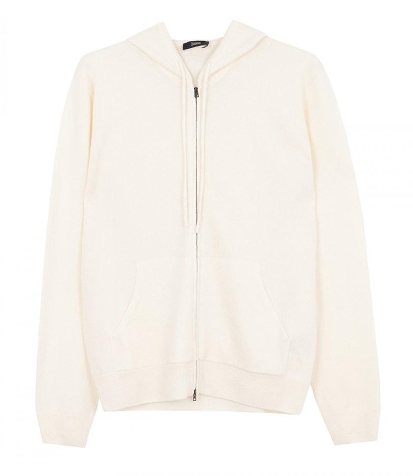 CLOTHES - ZIP HOODIE IN CASHMERE