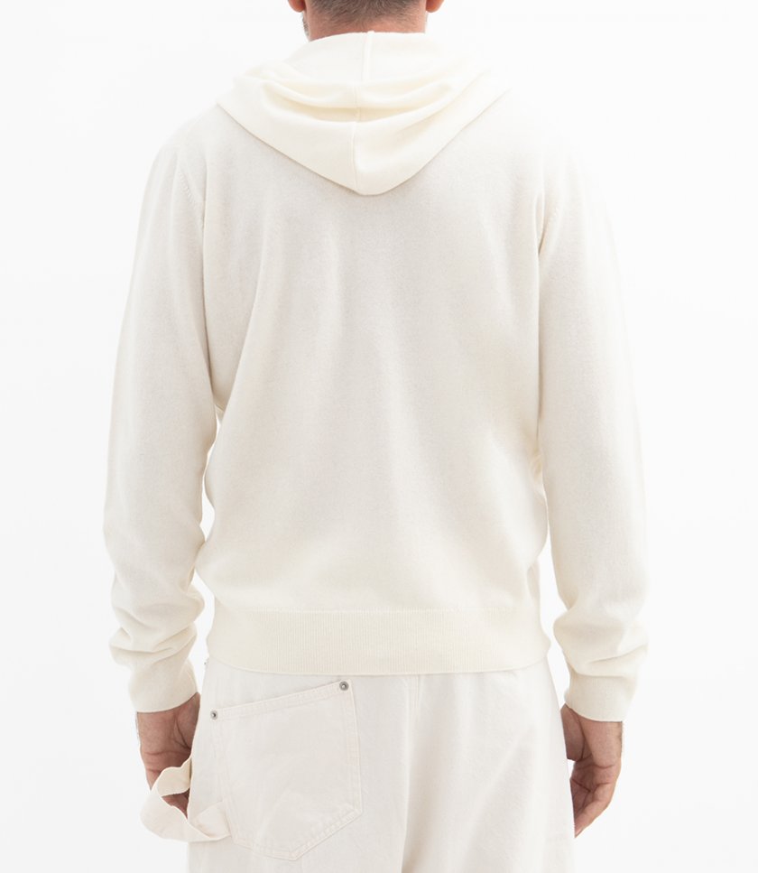 ZIP HOODIE IN CASHMERE