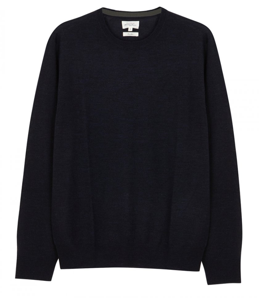 JUST IN - MERINO CREW NECK PULLOVER