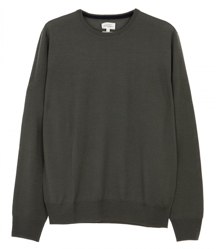 JUST IN - MERINO CREW NECK PULLOVER