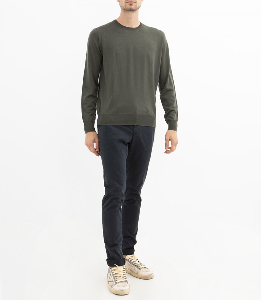 MERINO CREW NECK PULLOVER