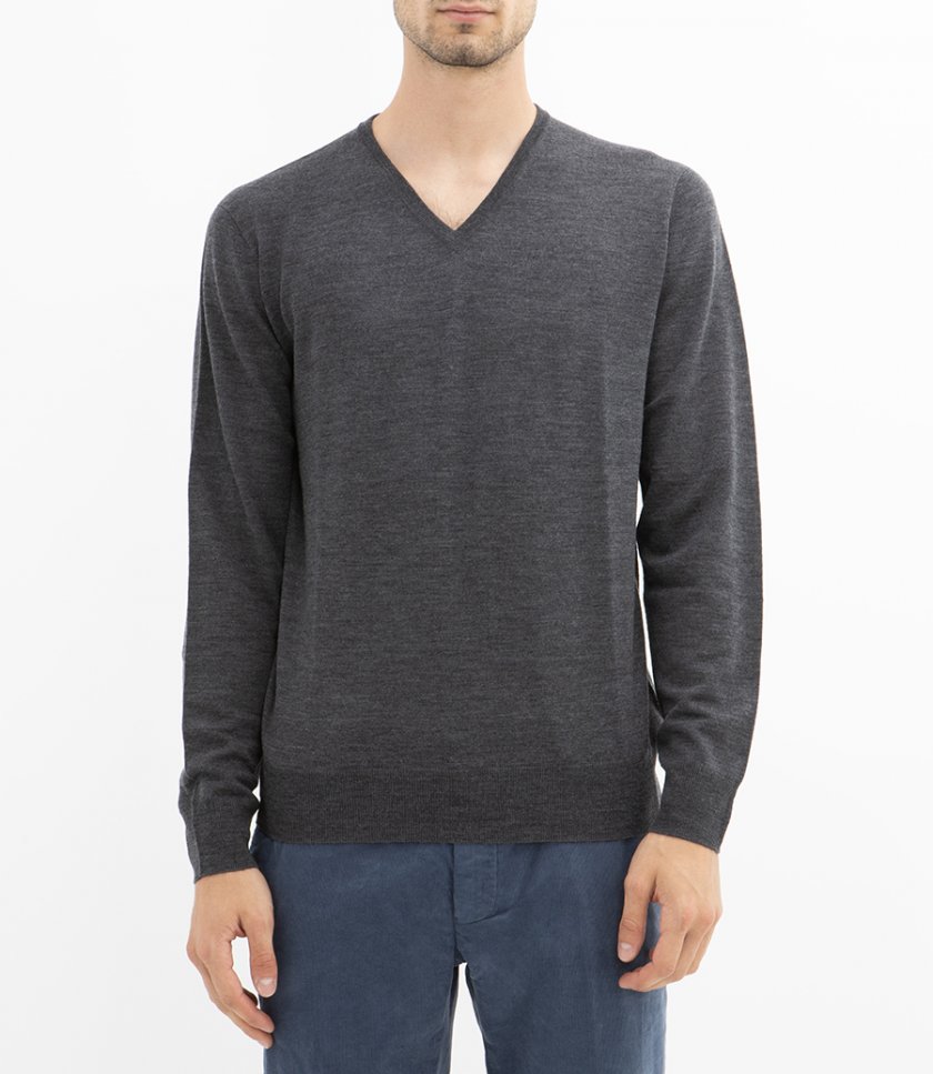 MERINO VEE PULLOVER