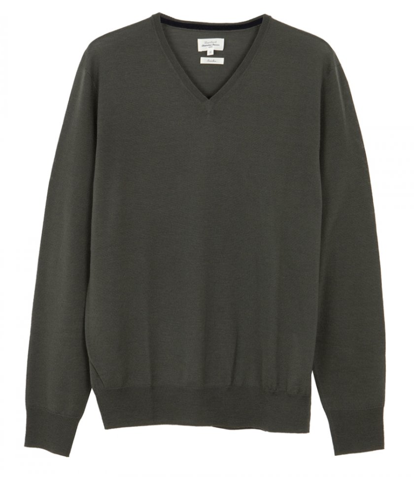 JUST IN - MERINO VEE PULLOVER