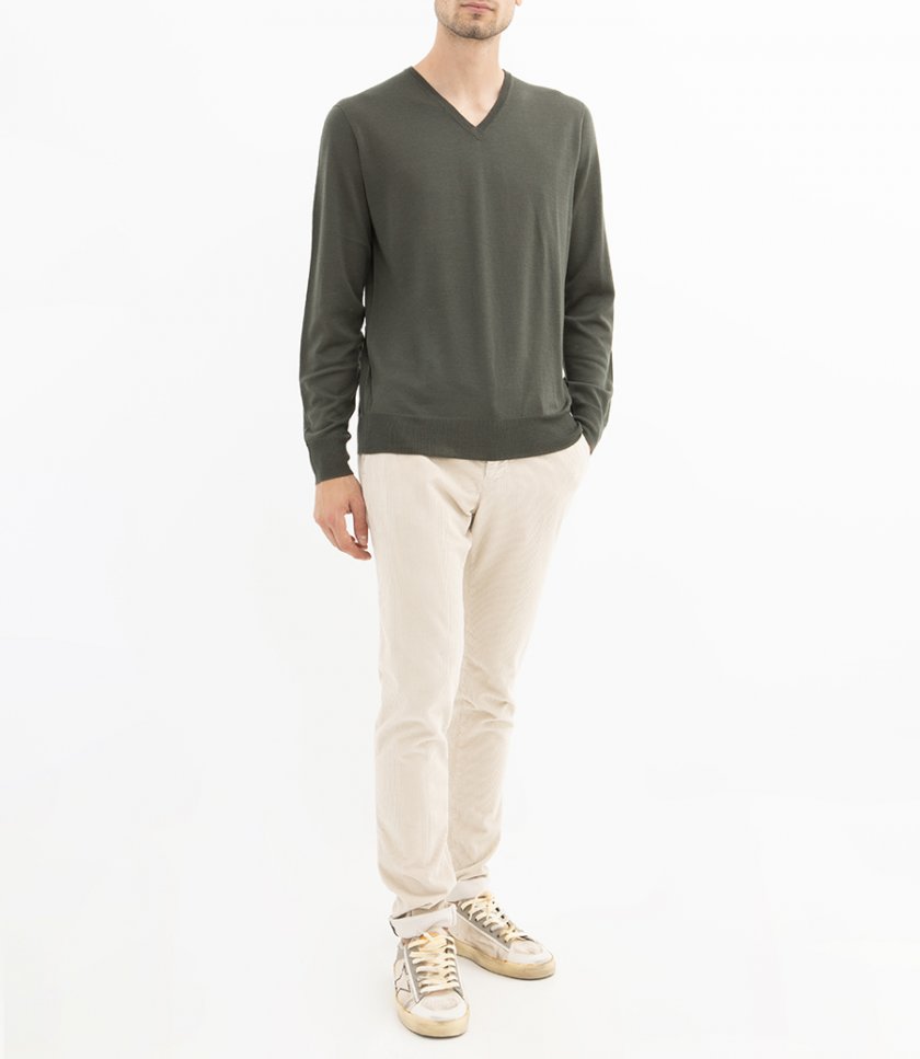 MERINO VEE PULLOVER