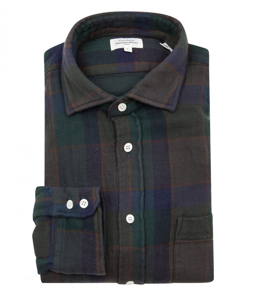 JUST IN - PAUL CHECKED FLANNEL SHIRT