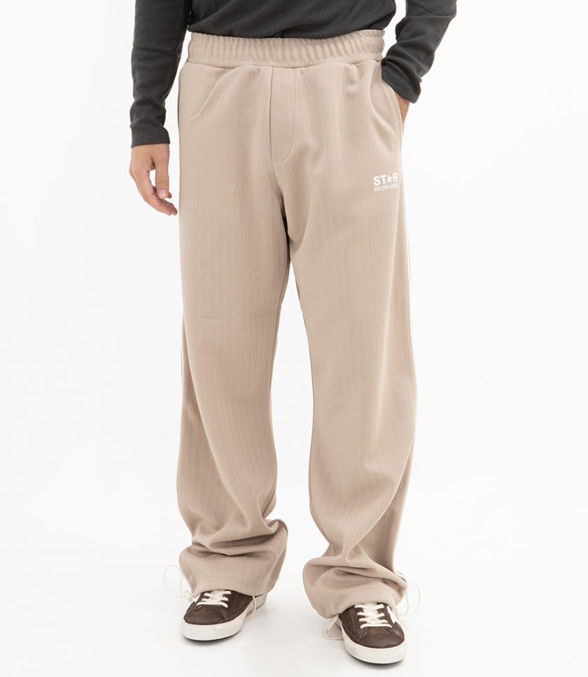 STAR MEN’S  JOGGERS WITH WHITE LOGO