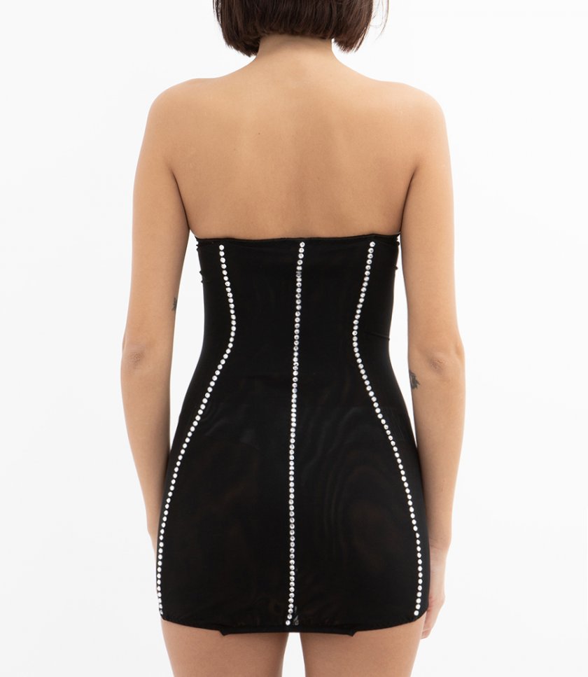 GEM MINI DRESS BUSTIER