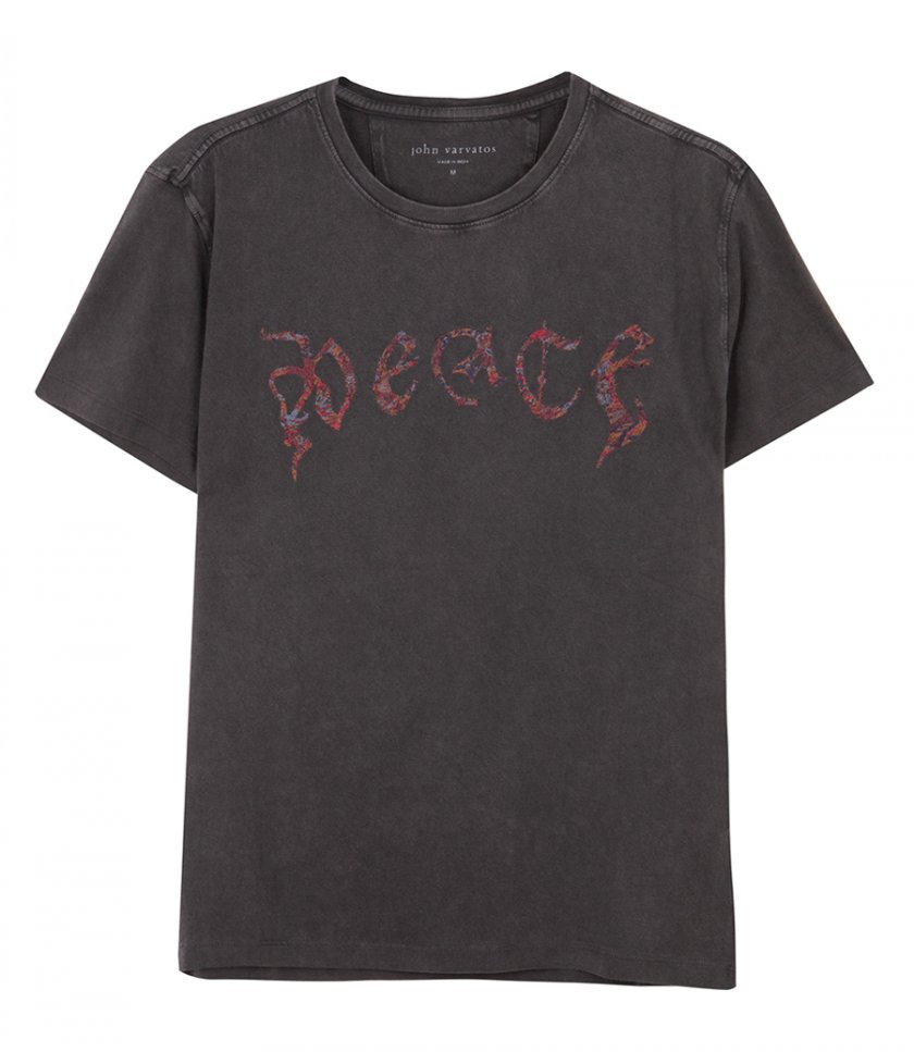 JUST IN - SS CREW TEE PEACE