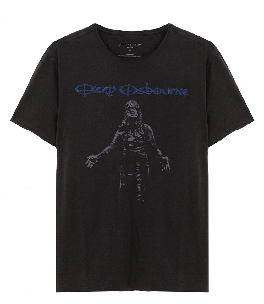 JUST IN - SS RAW EGDE TEE OZZY