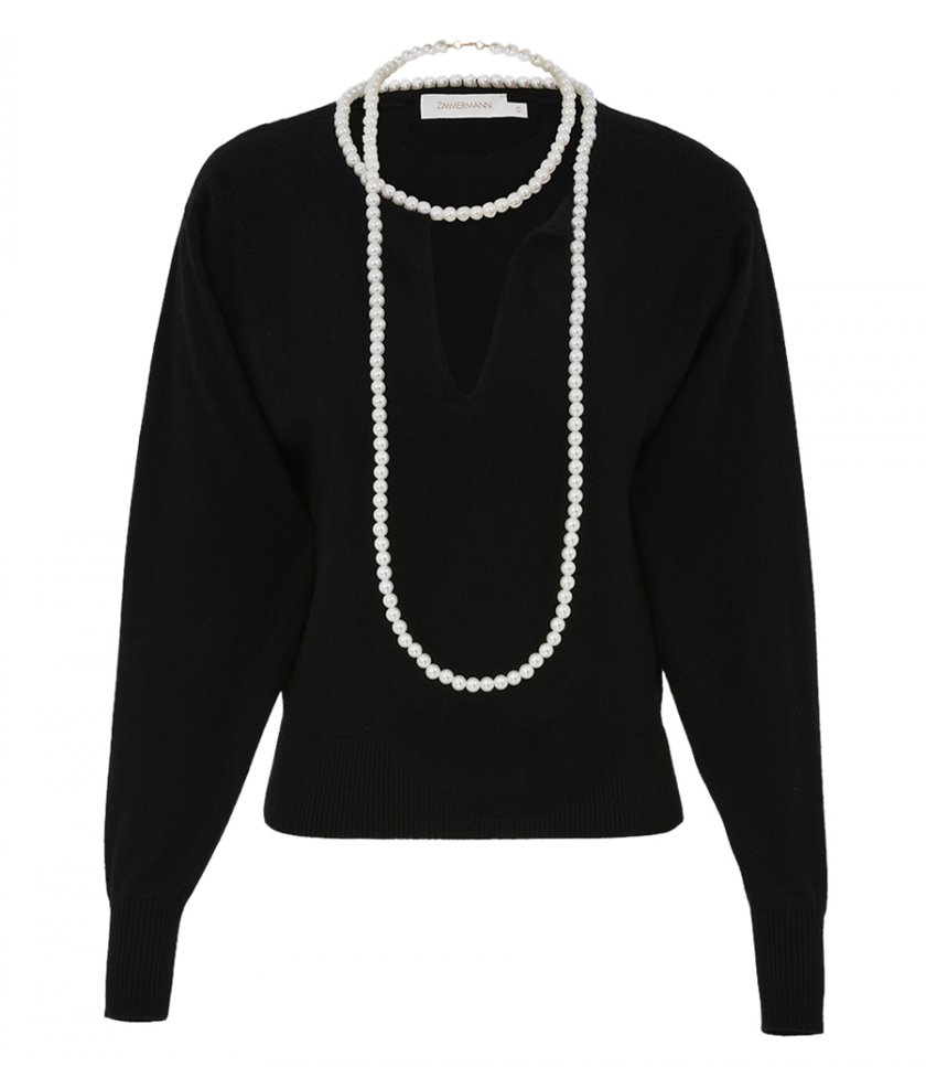 JUST IN - CRUSH NECKLACE SWEATER