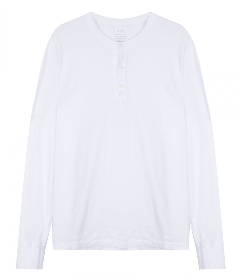 T-SHIRTS - LS SUPIMA JERSEY HENLEY