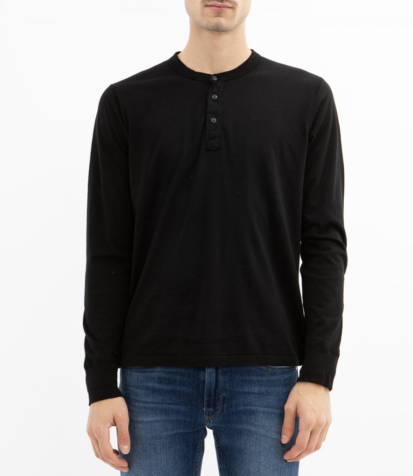 LS SUPIMA JERSEY HENLEY