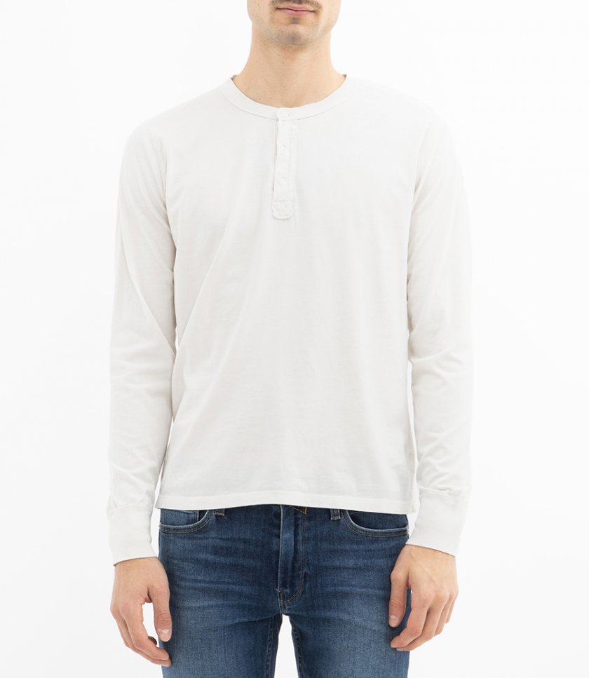 LS SUPIMA JERSEY HENLEY