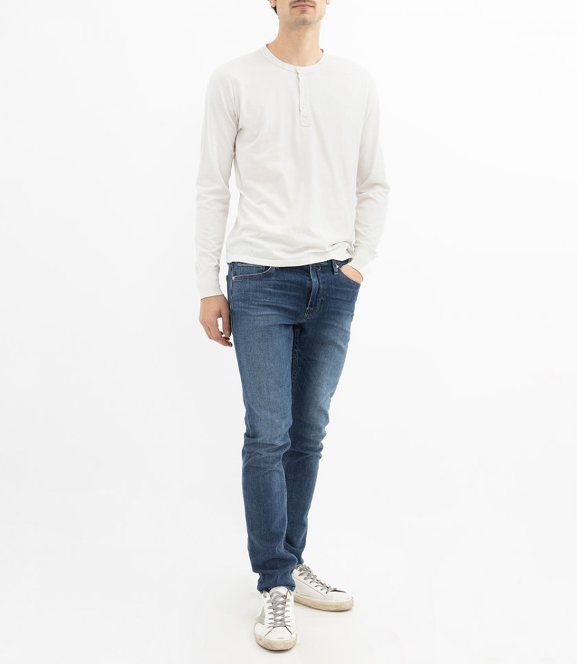 LS SUPIMA JERSEY HENLEY