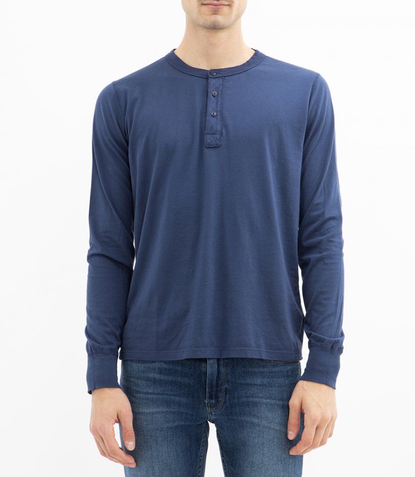 LS SUPIMA JERSEY HENLEY