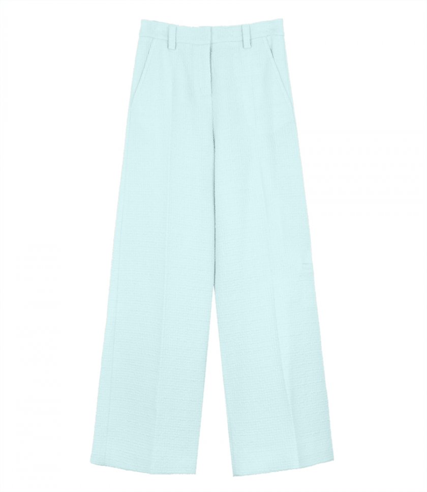 DAVID KOMA - WIDE LEG TAILORED BOUCLE TROUSERS