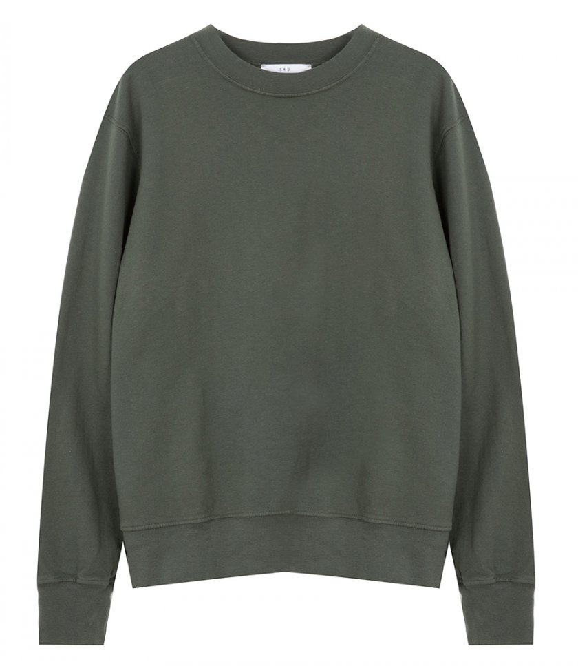 SAVE KHAKI - LS SUPIMA FLEECE SWEATSHIRT