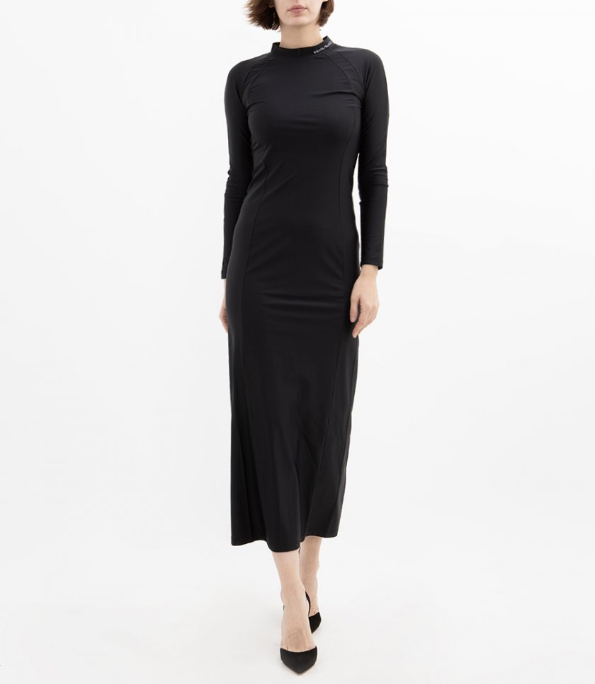 RASHGUARD L/S MIDI DRESS