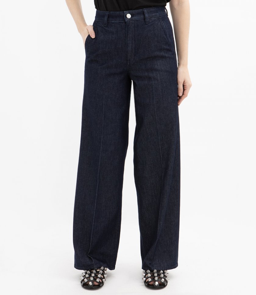 WIDE STRAIGHT  TROUSERS