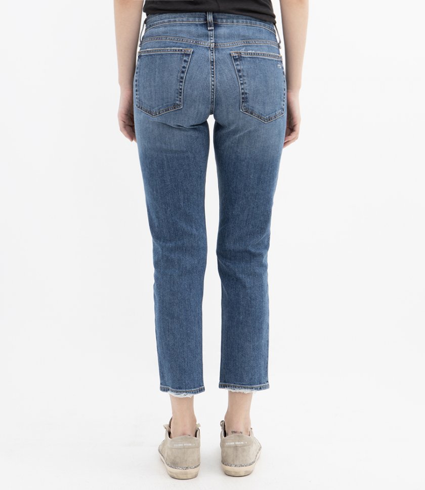 DRE LOW RISE SLIM BOYFRIEND JEAN