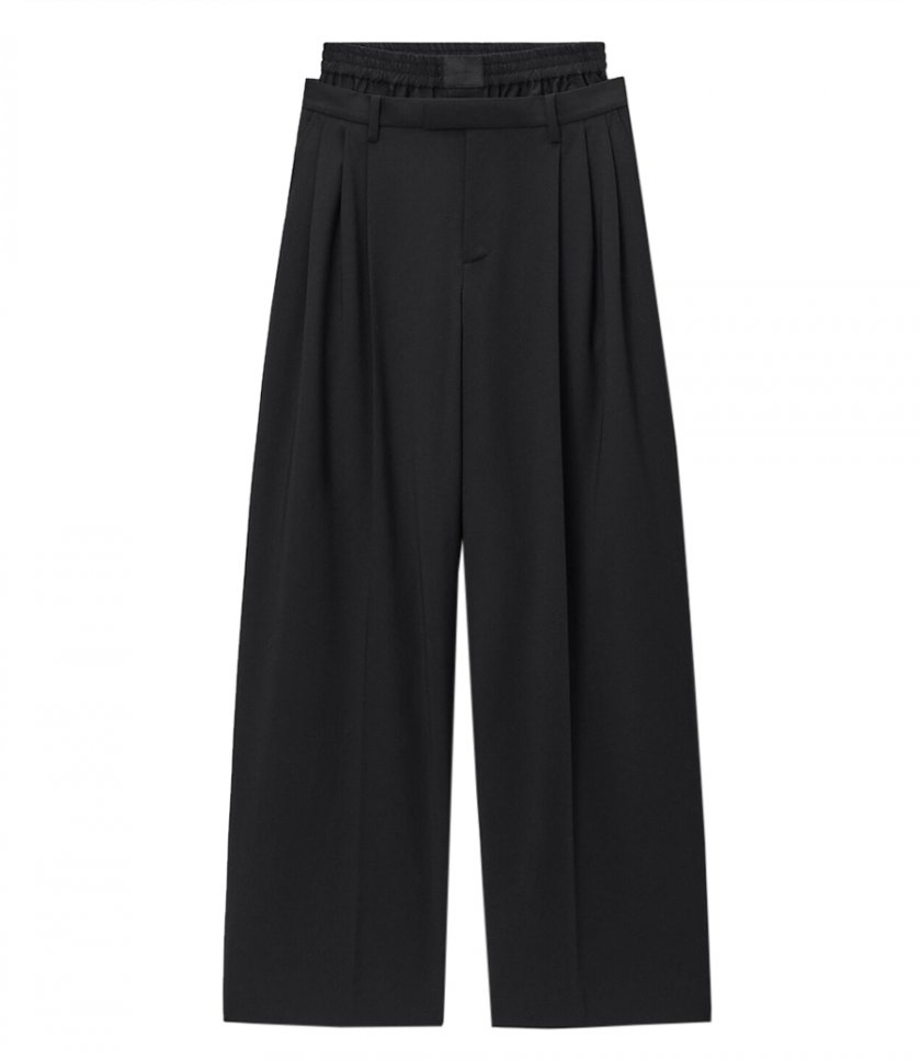 ALEXANDER WANG - PRE-STYLED BOXER PLEATED TROUSER