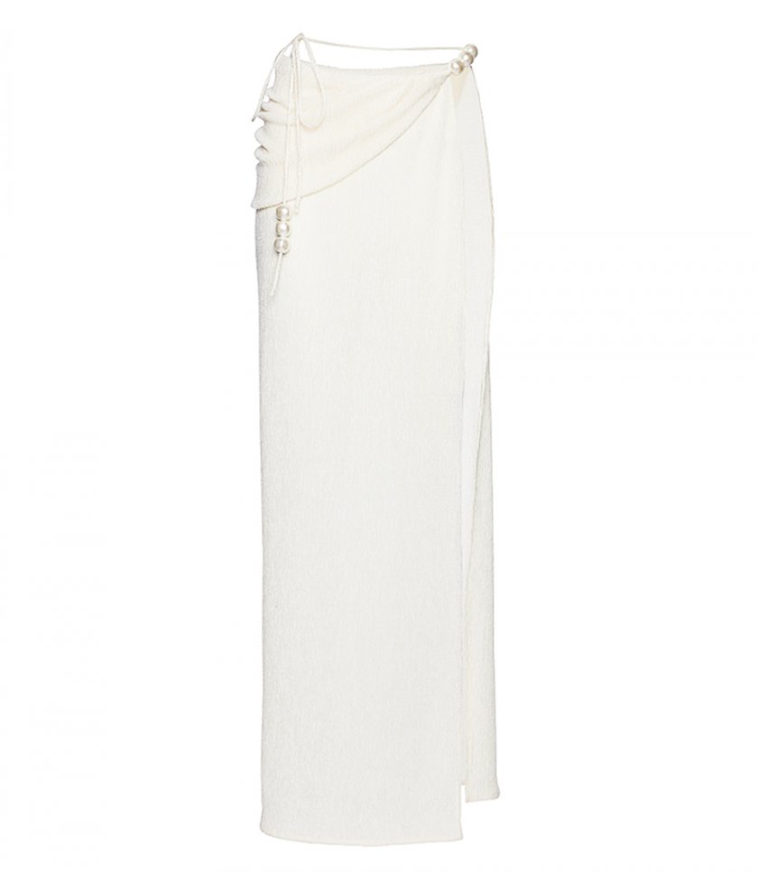 MAGDA BUTRYM - ASYMMETRICAL PEARL MAXI SKIRT