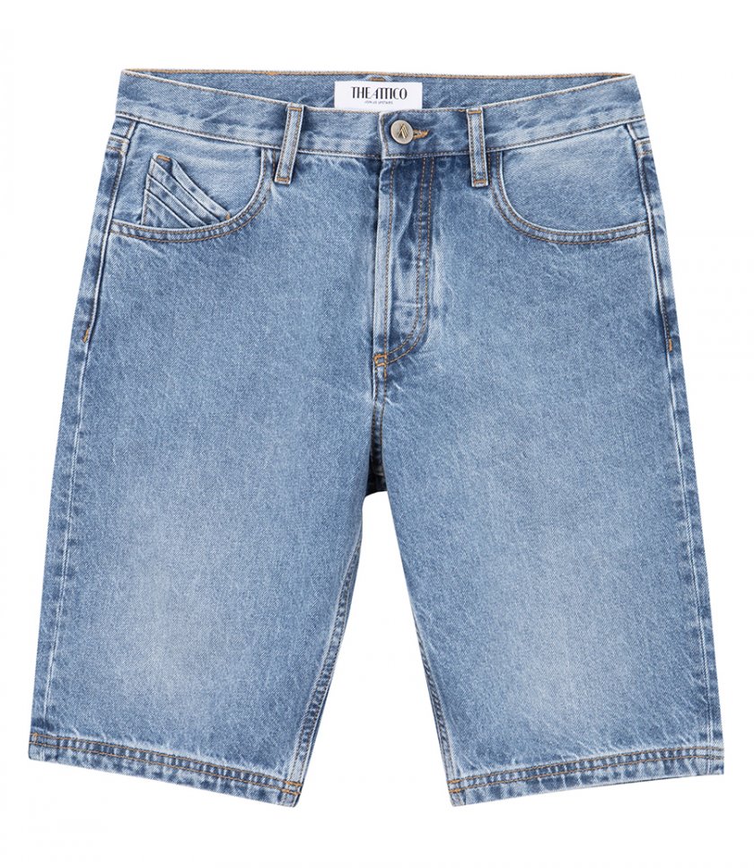 THE ATTICO - SKY BLUE SHORT PANTS