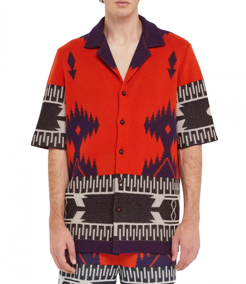 COTTON PIQUET ICON SHIRT