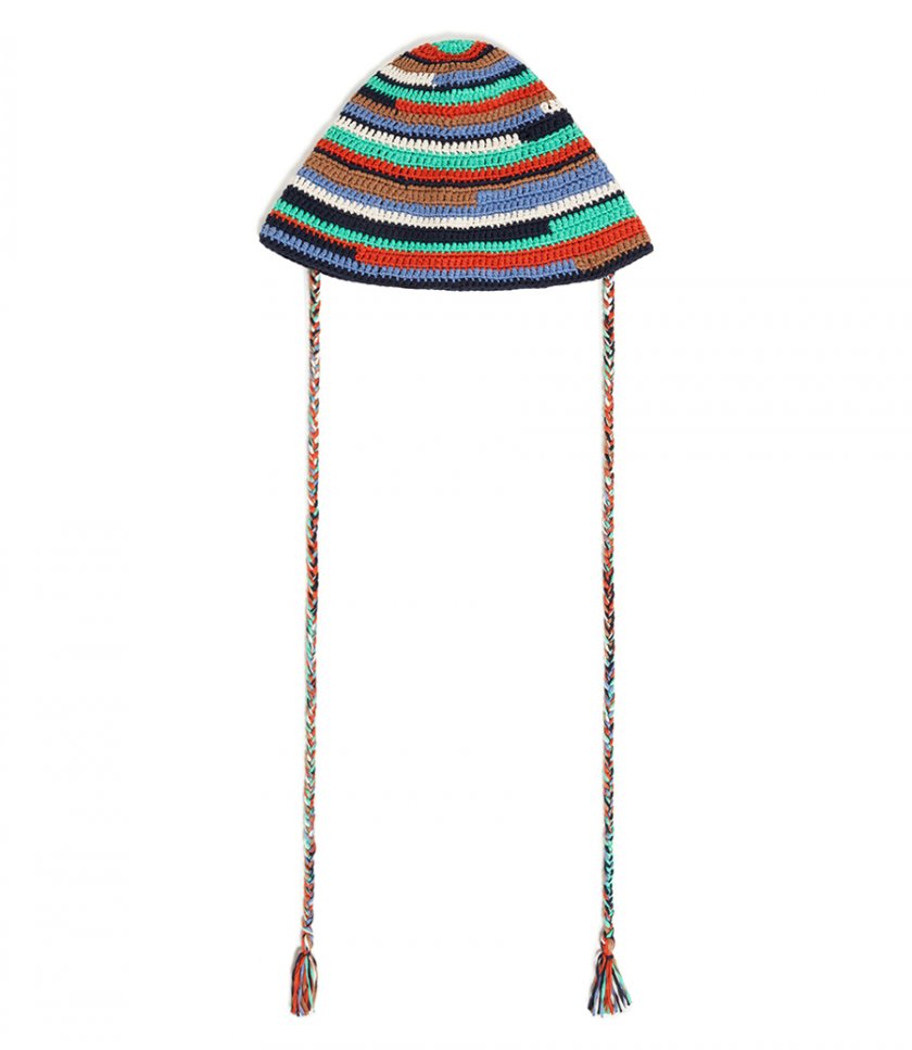 SUNNY STRIPES BUCKET HAT