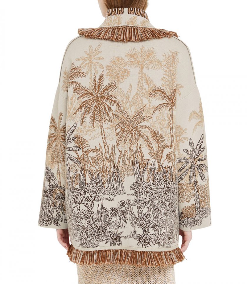 JUNGLE TOILE DE JOUY CARDIGAN